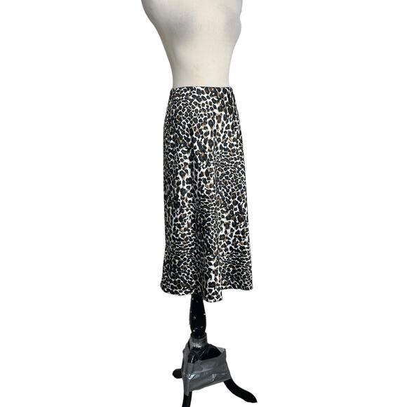 Express animal print midi A Line skirt size XS - Picture 10 of 13